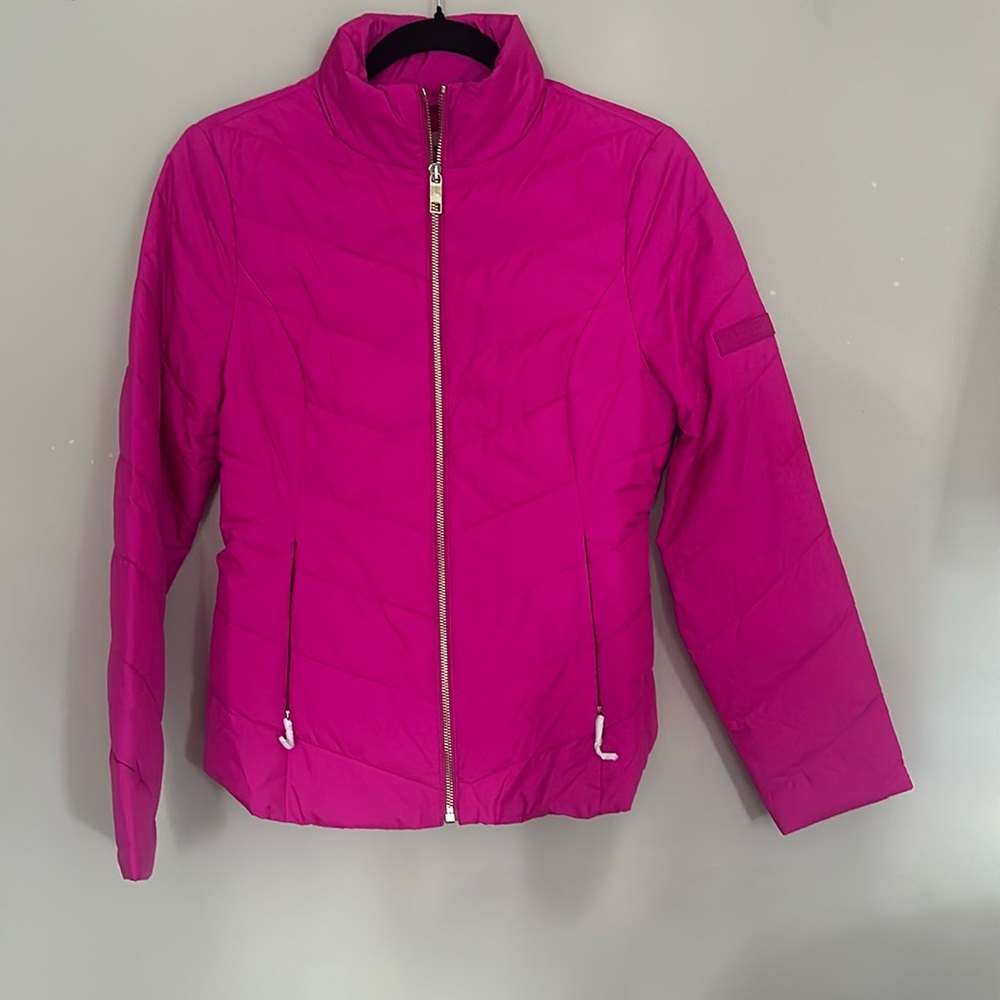 Fushia Ted Baker thin puffer coat